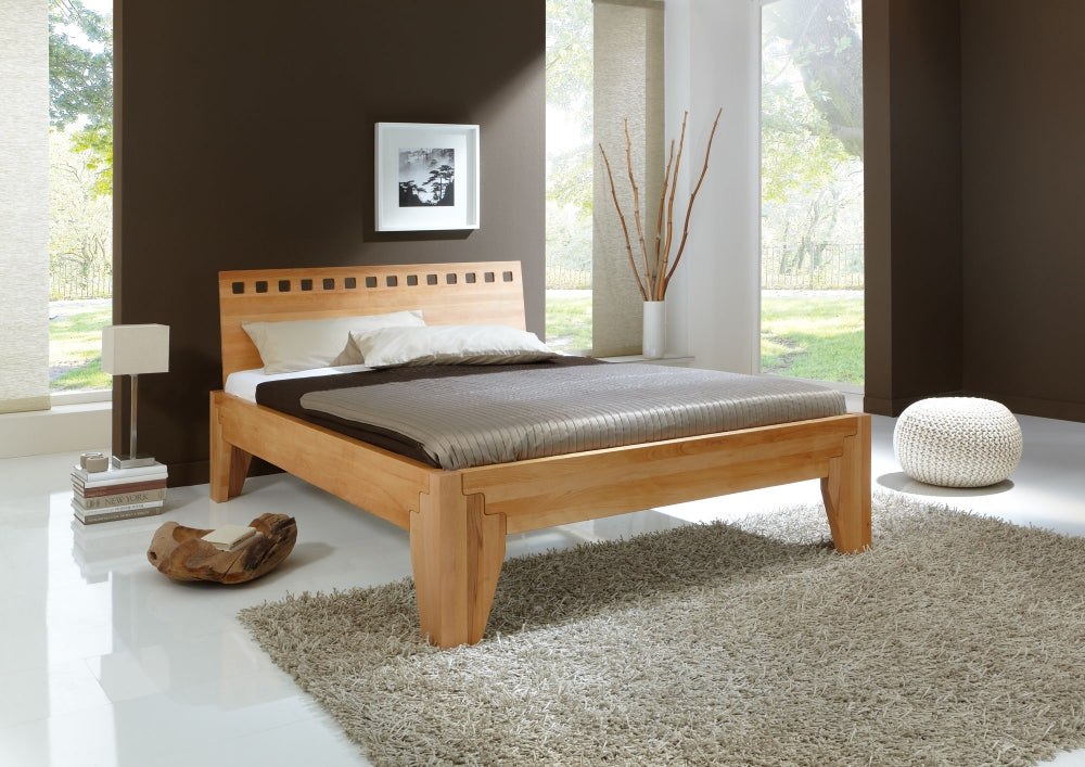 Bett Stella Plus Buche massiv metallfreies Stecksystem
