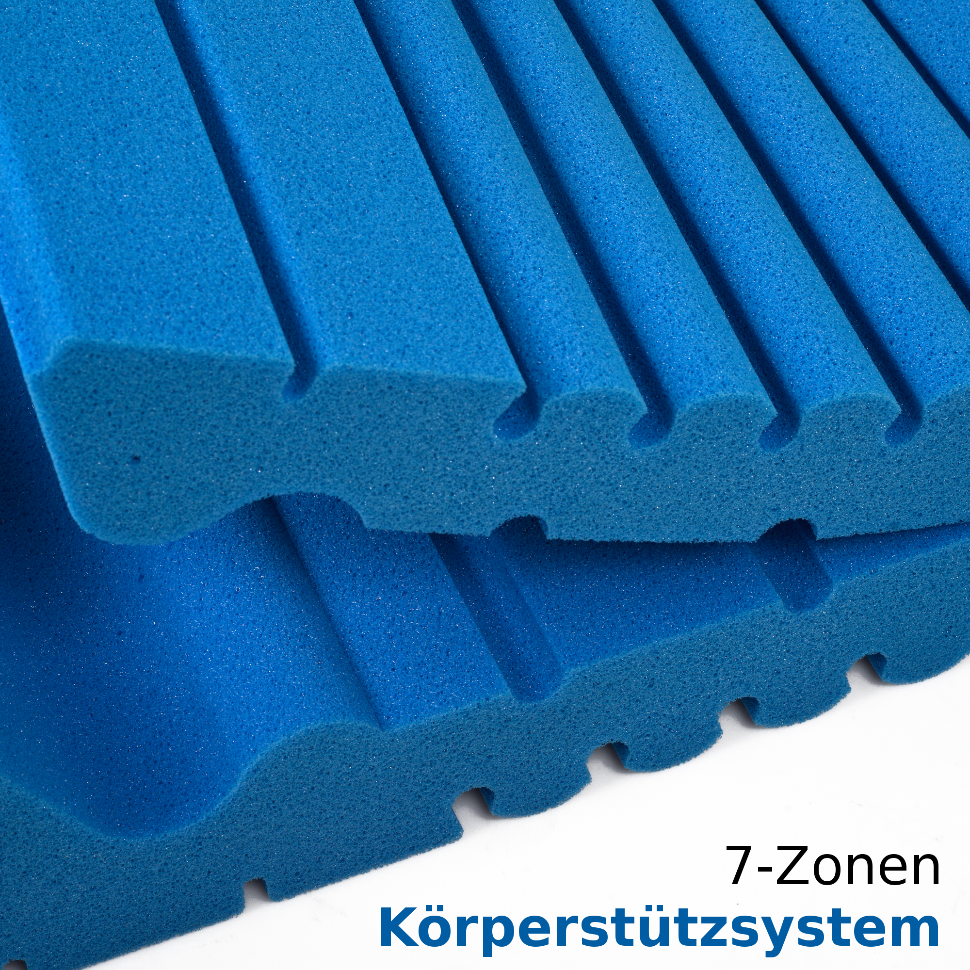 Deluxe Orthopädische 7 Zonen Kaltschaum Matratze 100 x 200 cm