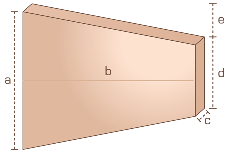 Matratze mit zwei Abschnitten