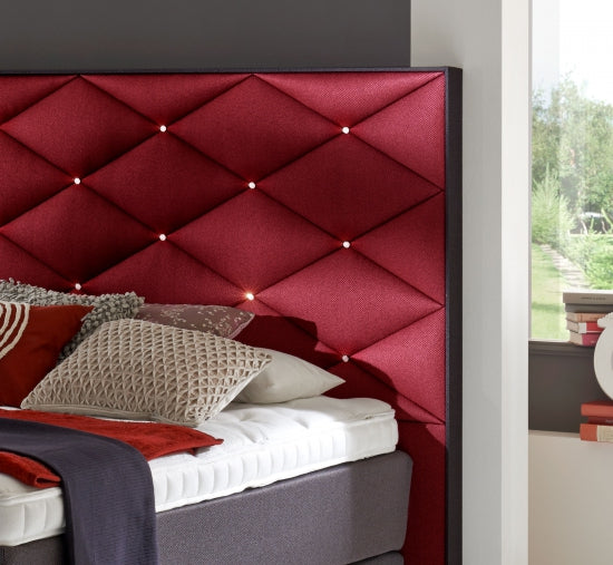 Boxspringbett "Ravenna 2" direkt vom Hersteller, Stoffe nach Wahl