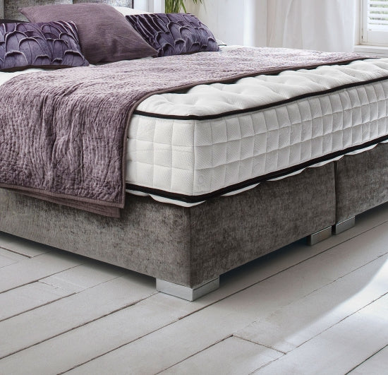 Boxspringbett "Kingston" direkt vom Hersteller, Stoffe nach Wahl