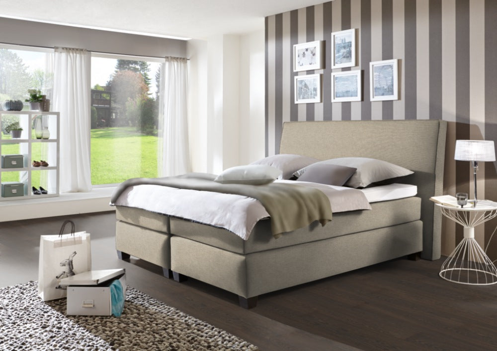 Boxspringbett "Siena" direkt vom Hersteller, Stoffe nach Wahl
