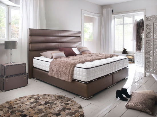 Boxspringbett "Sheffield" in vielen Farben und Stoffarten lieferbar
