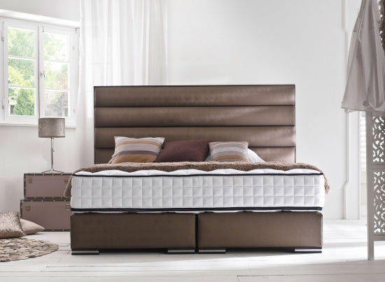 Boxspringbett "Sheffield" in vielen Farben und Stoffarten lieferbar