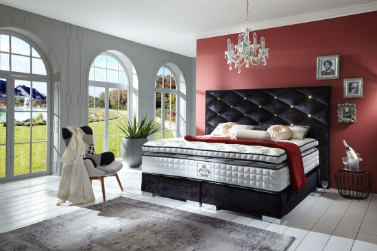 Boxspringbett "Ravenna" direkt vom Hersteller, Stoffe nach Wahl