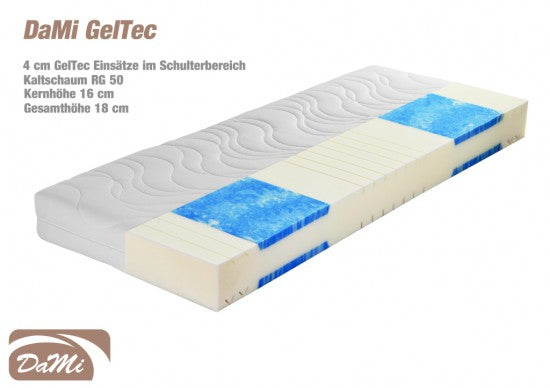 GelTec 7 Zonen Kaltschaummatratze 120x200 cm