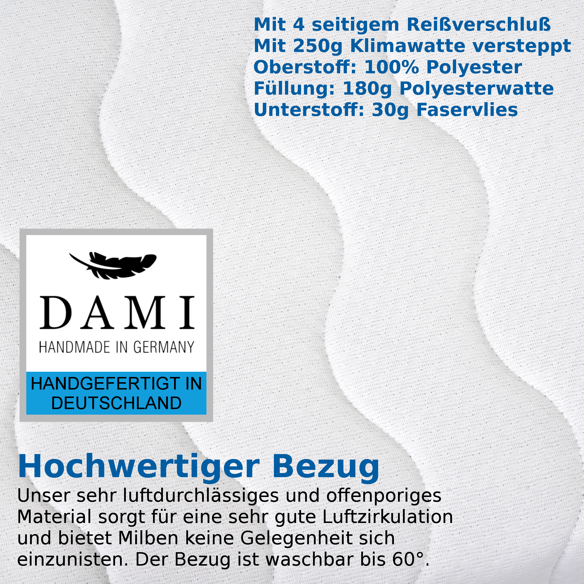 Deluxe Orthopädische 7-Zonen Kaltschaum Matratze Bett